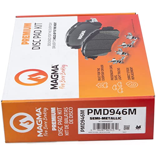 MAGMA Premium Semi-Metallic Brake Pads PMD946M