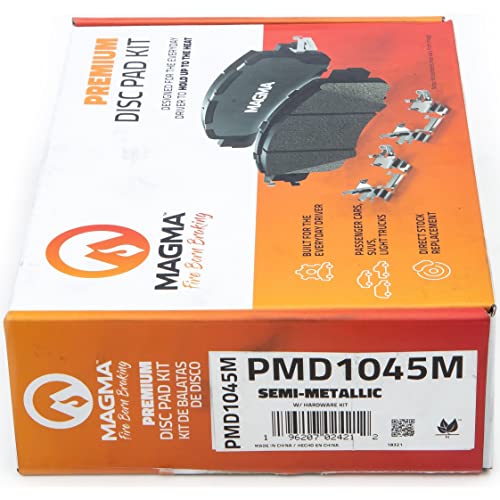 MAGMA Premium Semi-Metallic Brake Pads PMD1045M
