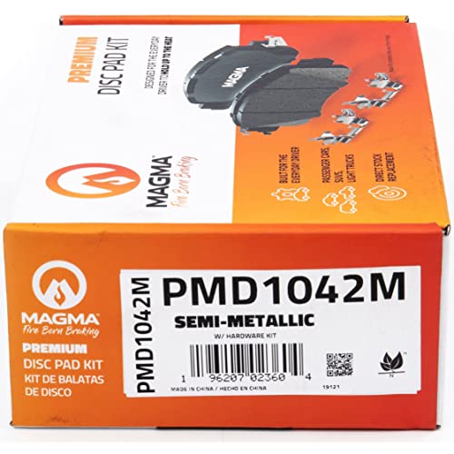 MAGMA Premium Semi-Metallic Brake Pads PMD1042M