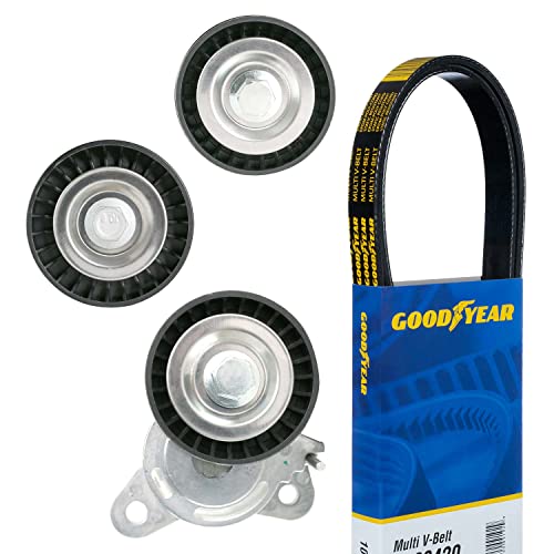 Goodyear Replacement Belts and Hoses 3295 Serpentine Belt Drive Component Kit, Gray