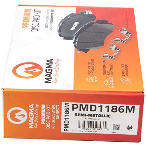 MAGMA Premium Semi-Metallic Brake Pads PMD1186M