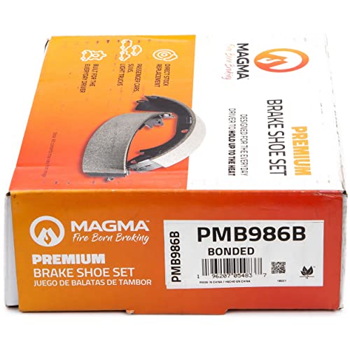 MAGMA Premium Parking Brake Shoes PMB986B
