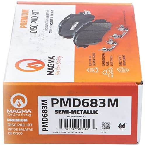 MAGMA Premium Semi-Metallic Brake Pads PMD683M