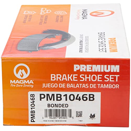 MAGMA Premium PMB1046B Bonded Shoes, Rear