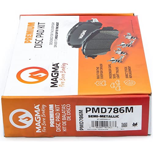 MAGMA Premium PMD786M Semi-Metallic Brake Pads