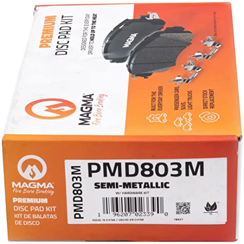 MAGMA Premium Semi-Metallic Brake Pads PMD803M