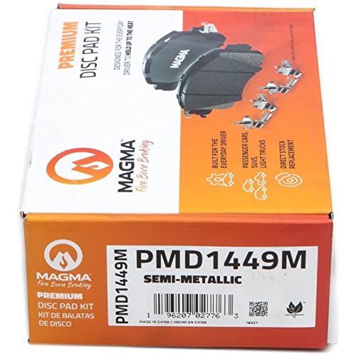 MAGMA Premium Semi-Metallic Brake Pads PMD1449M