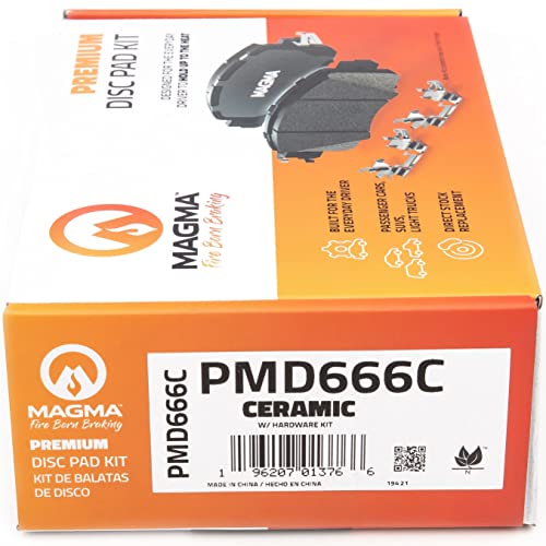 MAGMA Premium Ceramic Brake Pads PMD666C