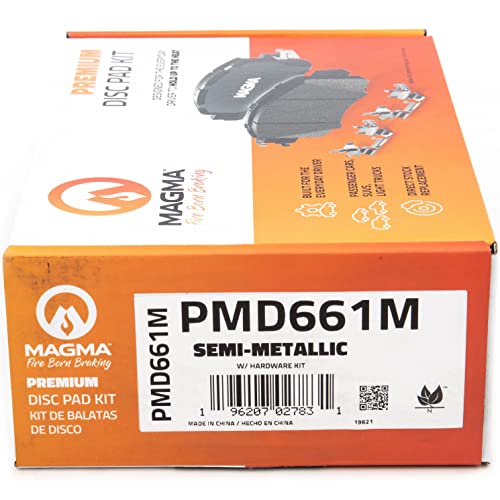 MAGMA Premium Semi-Metallic Brake Pads PMD661M
