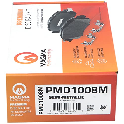 MAGMA Premium Semi-Metallic Brake Pads PMD1008M