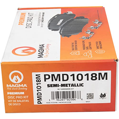 MAGMA Premium Semi-Metallic Brake Pads PMD1018M