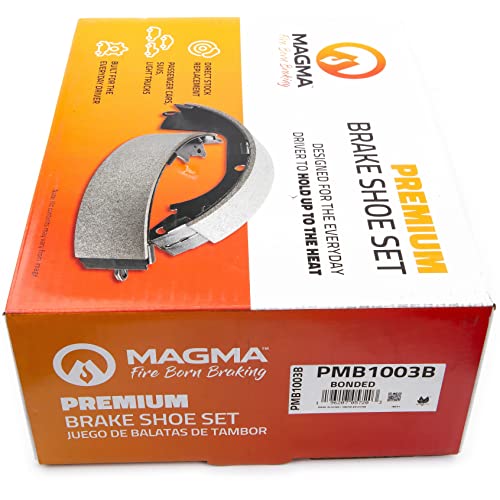 MAGMA Premium PMB1003B Bonded Shoes, Rear