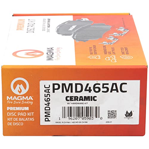 MAGMA Premium Ceramic Brake Pads PMD465AC