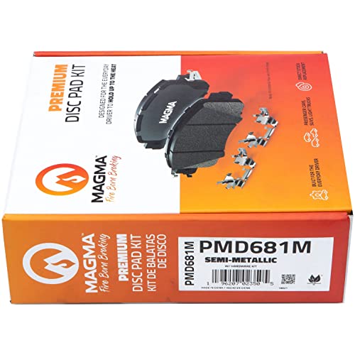 MAGMA Premium Semi-Metallic Brake Pads PMD681M