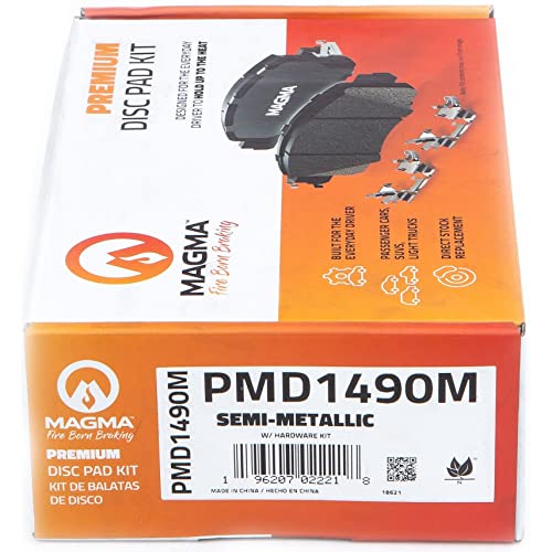 MAGMA Premium Semi-Metallic Brake Pads PMD1490M