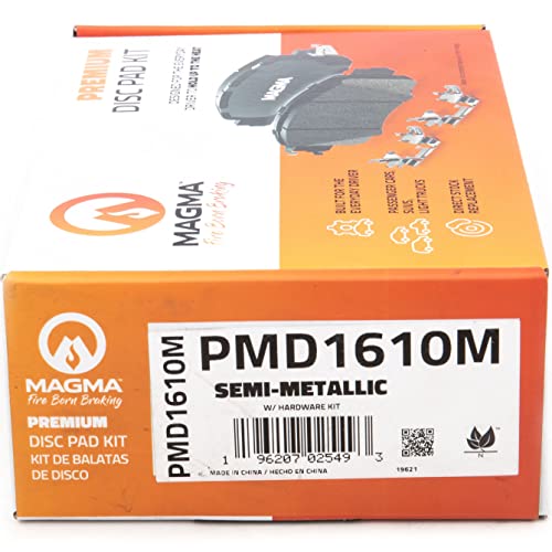 MAGMA Premium Semi-Metallic Brake Pads PMD1610M