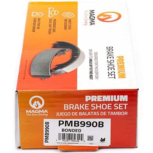 MAGMA Premium Parking Brake Shoes PMB990B
