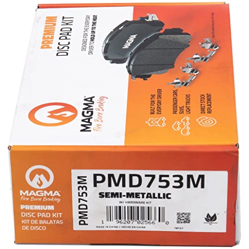 MAGMA Premium Semi-Metallic Brake Pads PMD753M