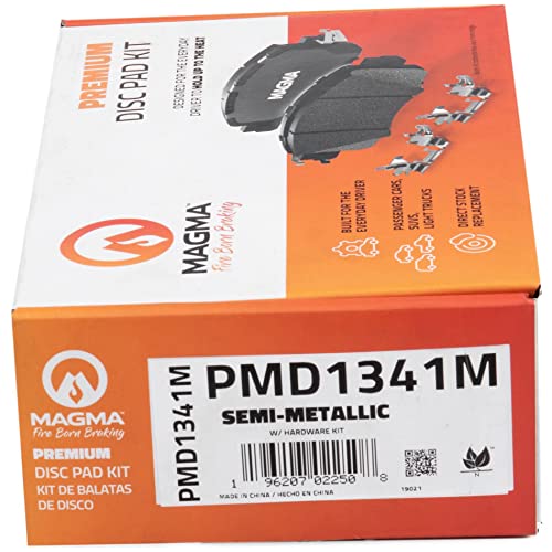 MAGMA Premium Semi-Metallic Brake Pads PMD1341M