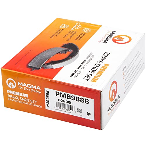 MAGMA Premium Parking Brake Shoes PMB988B