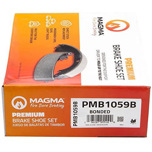 MAGMA Premium PMB1059B Bonded Shoes, Rear