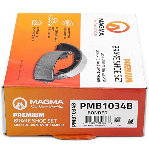 MAGMA Premium PMB1034B Bonded Shoes, Rear