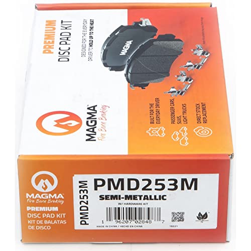 MAGMA Premium Semi-Metallic Brake Pads PMD253M
