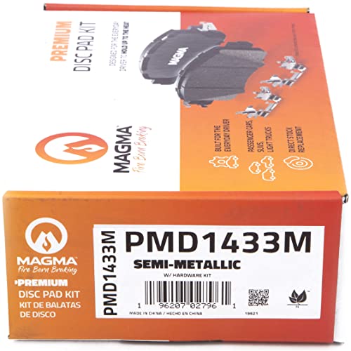 MAGMA Premium Semi-Metallic Brake Pads PMD1433M