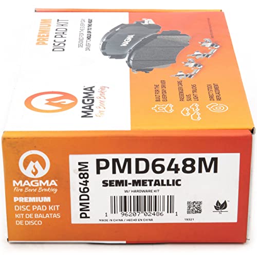 MAGMA Premium Semi-Metallic Brake Pads PMD648M