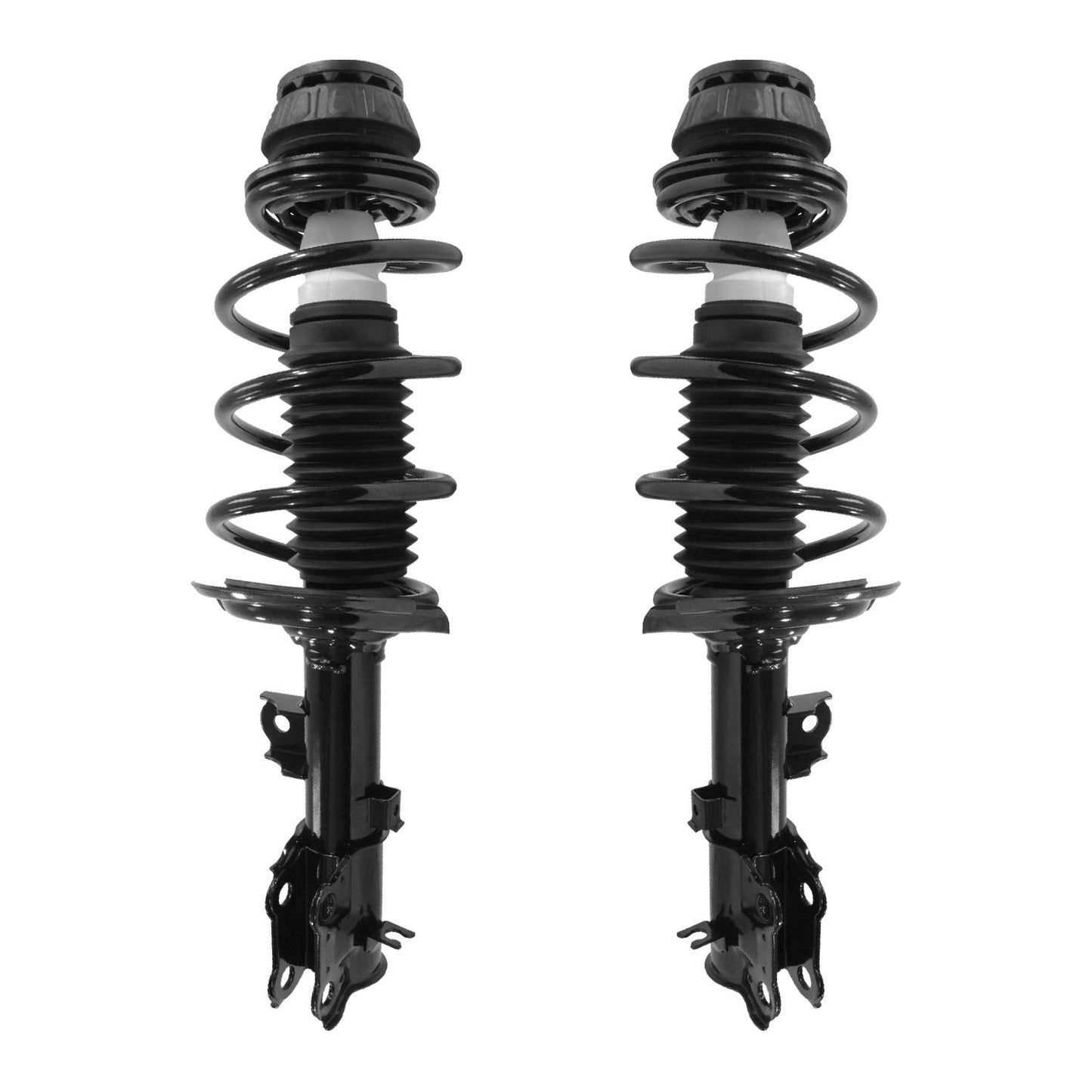 UNITY AUTOMOTIVE 2-11185-11186-001 Front 2 Wheel Complete Strut Assembly Kit 2012-2017 Kia Rio, 2012-2017 Hyundai Accent