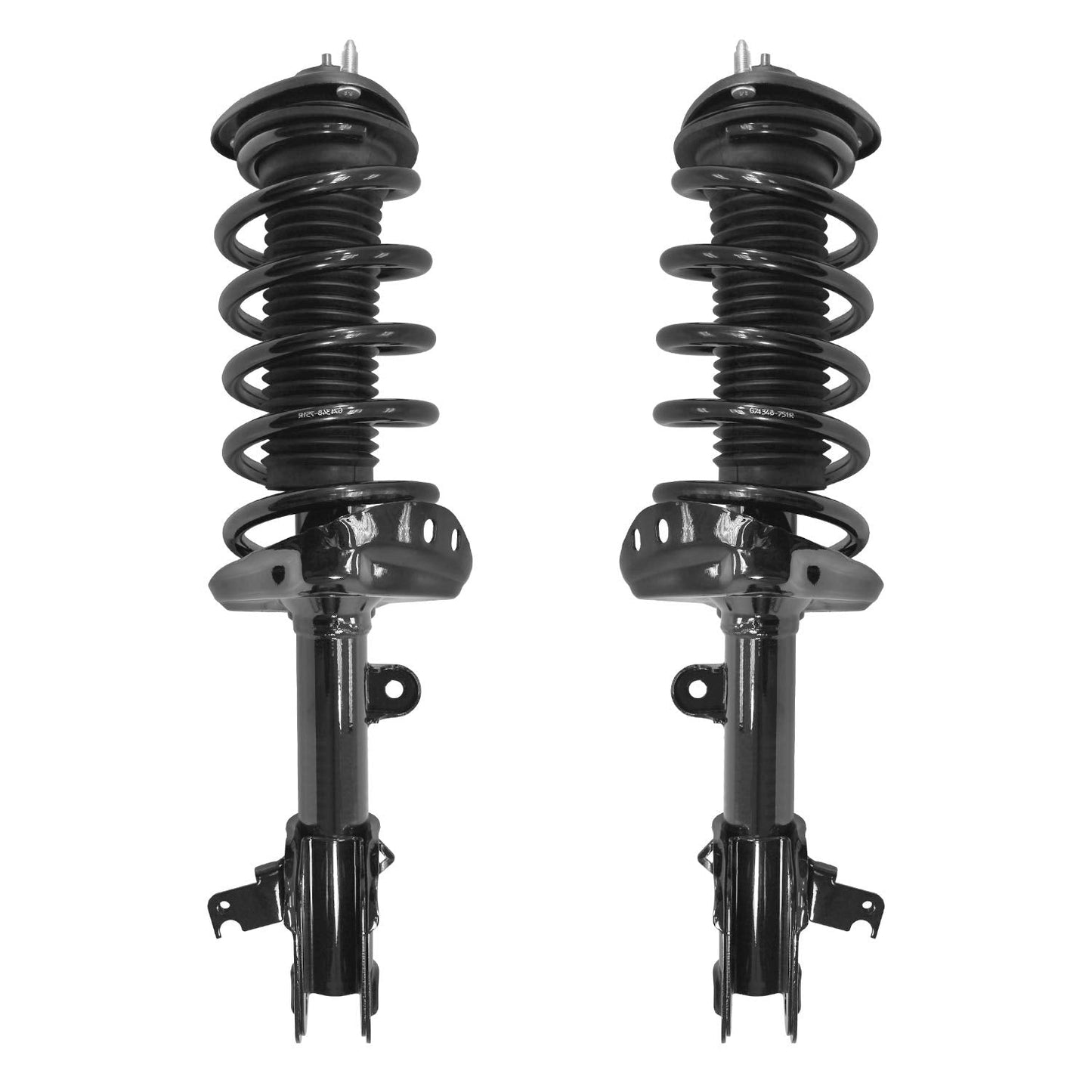 UNITY AUTOMOTIVE 2-11903-11904-001 Front 2 Wheel Complete Strut Assembly Kit 2008-2010 Honda Odyssey