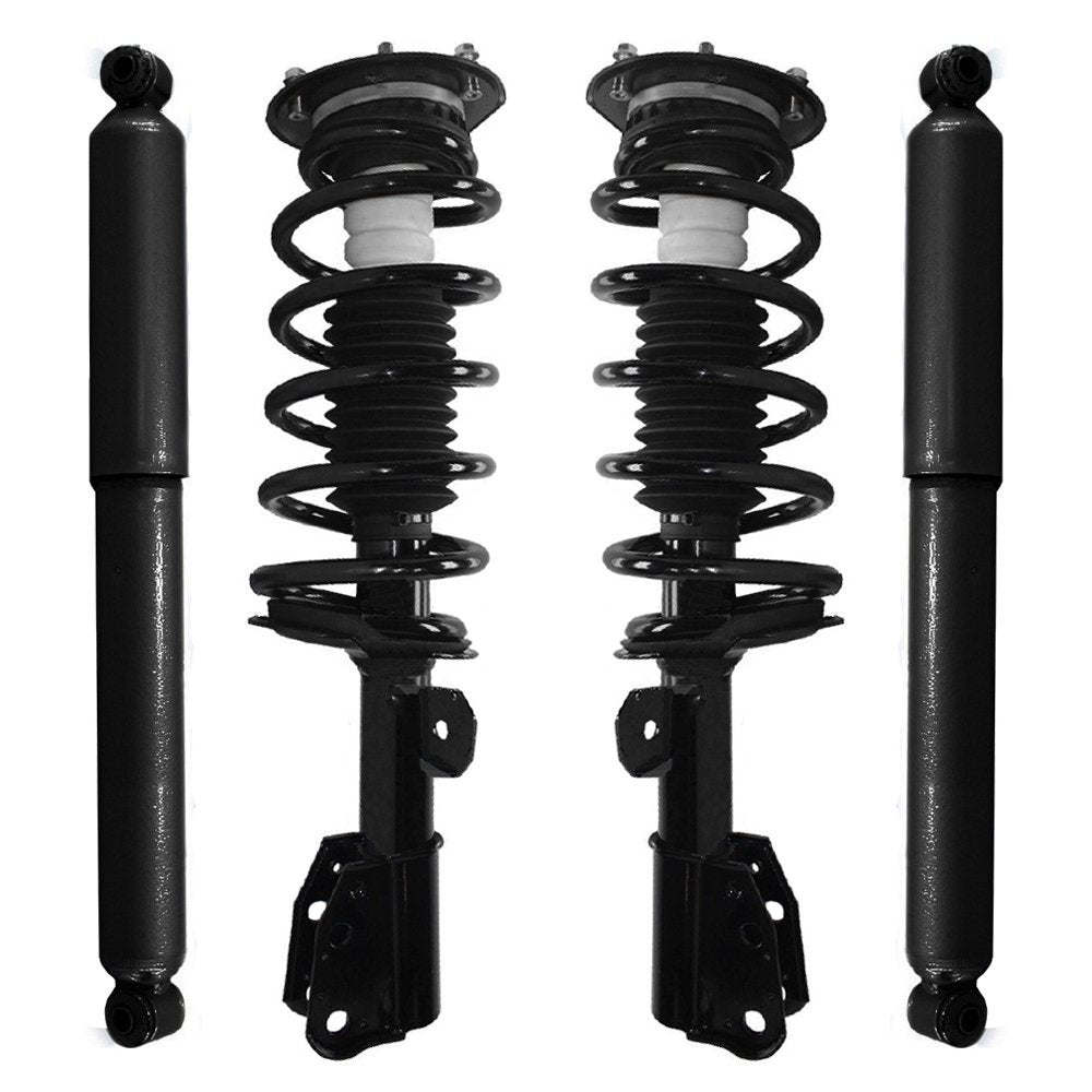Unity 4-11233-251140-001 Front and Rear 4 Wheel Complete Strut Assembly with Gas Shock Kit