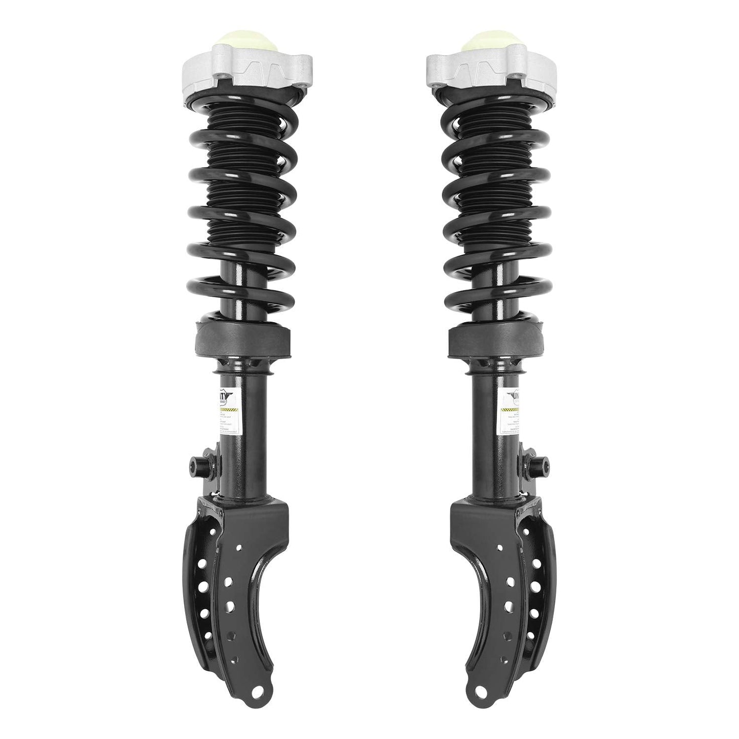 UNITY AUTOMOTIVE 2-11104-11105-001 Front 2 Wheel Complete Strut Assembly Kit 2007-2014 Audi Q7