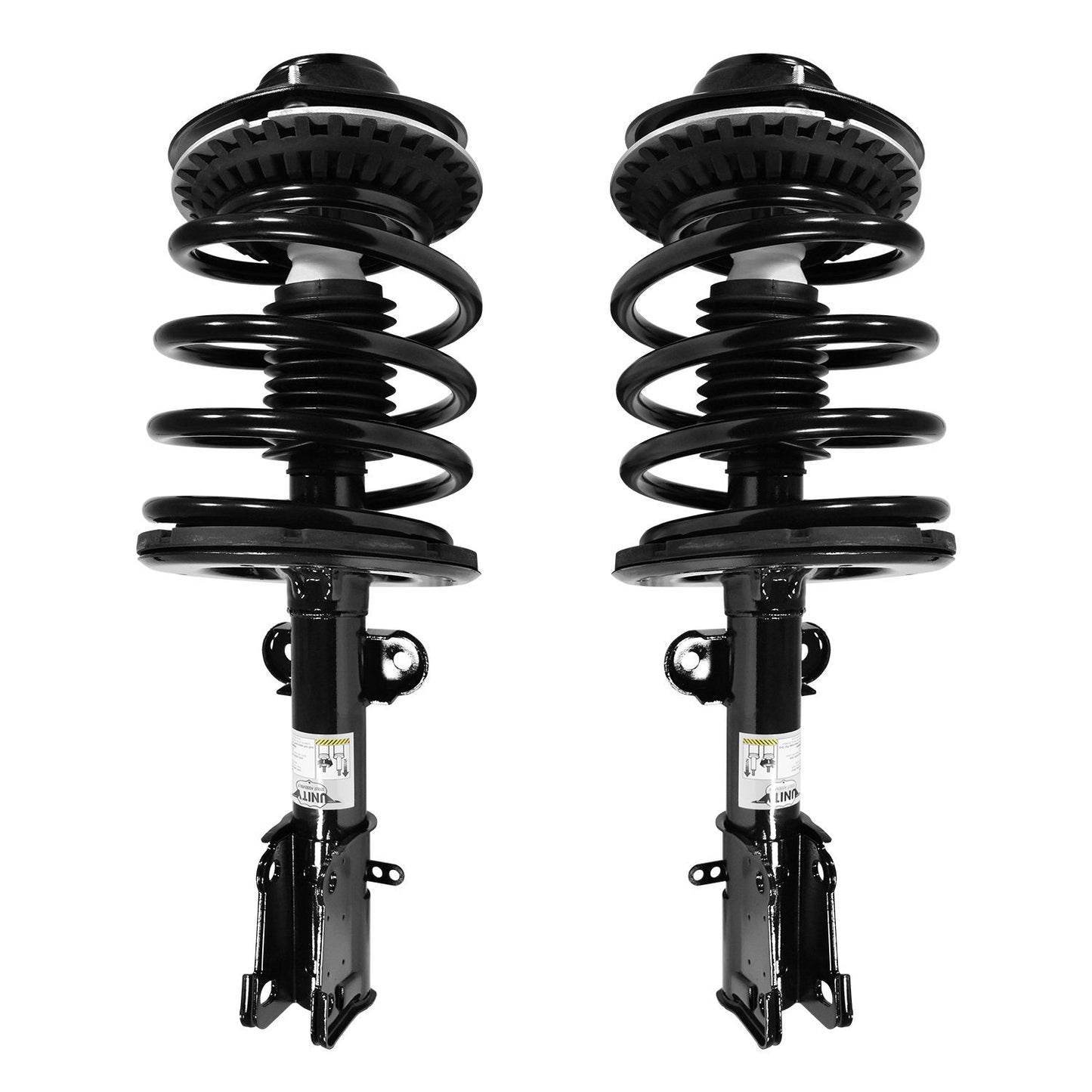 UNITY AUTOMOTIVE 2-11071-11072-001 Front 2 Wheel Complete Strut Assembly Kit 2001-2007 Chrysler Town & Country