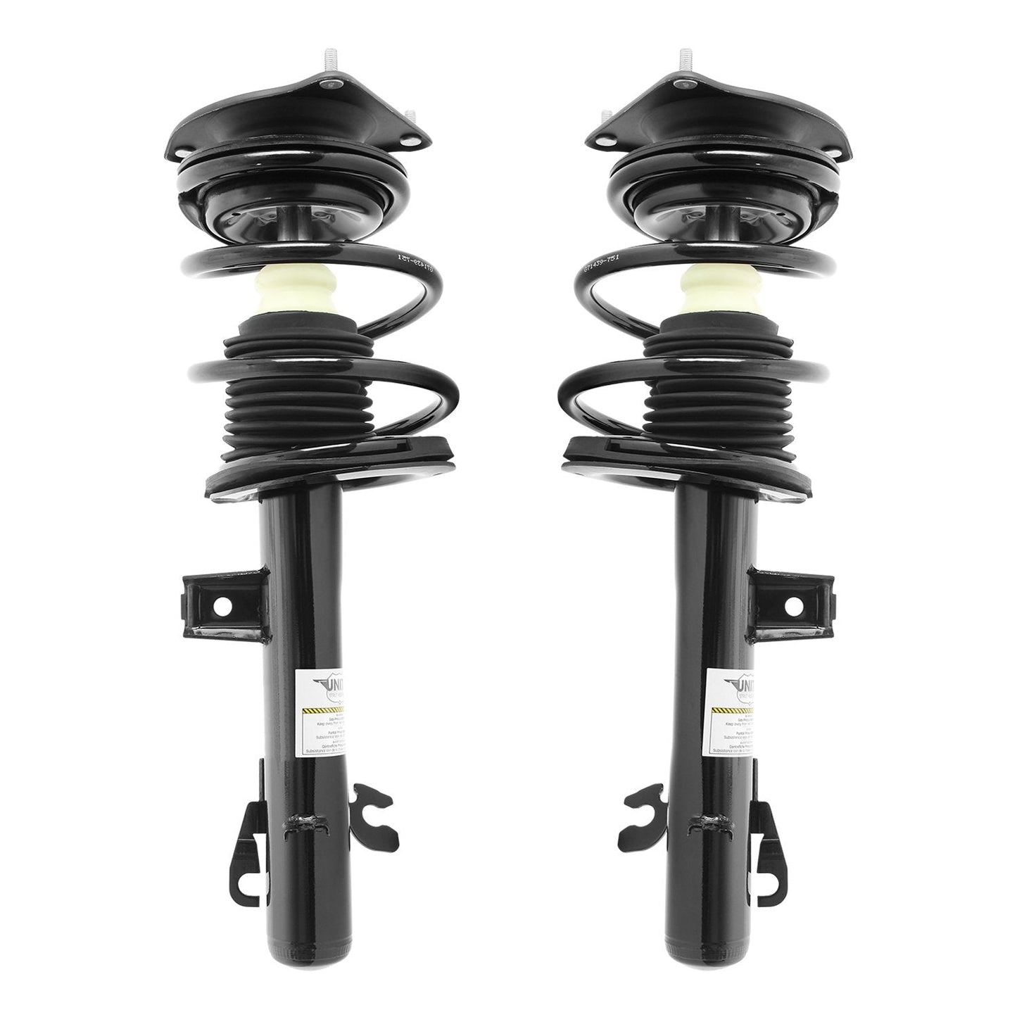 Unity Automotive 2-11955-11956-001 Front 2 Wheel Complete Strut Assembly Kit 2002-2006 Mini Cooper