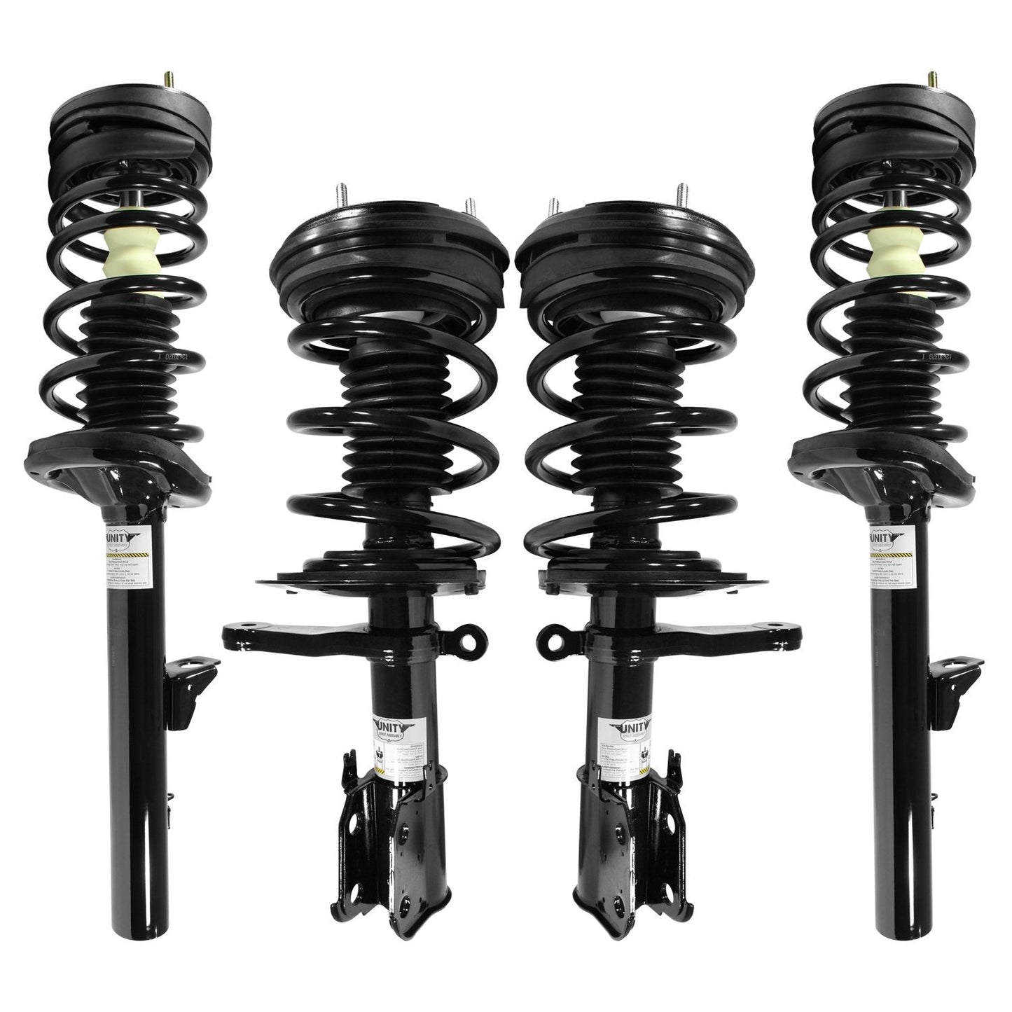 UNITY AUTOMOTIVE 4-11171-15170-001 4 Wheel Complete Strut Assembly Kit 1999-2004 Chrysler 300M
