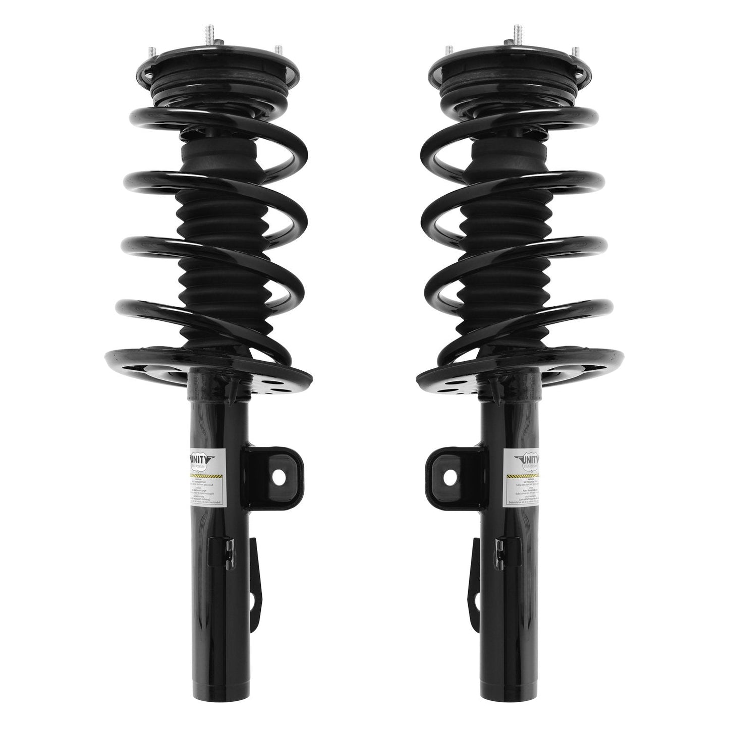 UNITY AUTOMOTIVE 2-11545-11546-001 Front 2 Wheel Complete Strut Assembly Kit 2010-2012 Ford Taurus