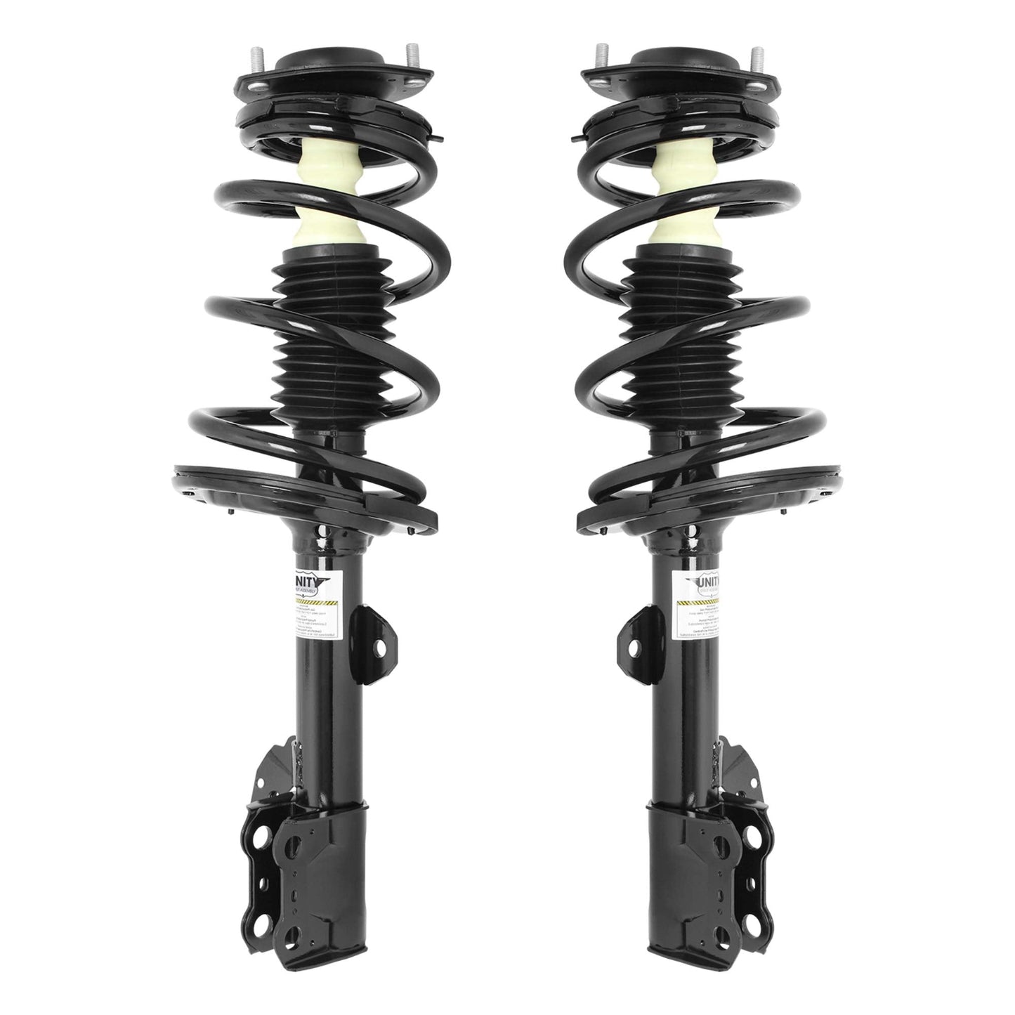 UNITY AUTOMOTIVE 2-11617-11618-001 Front 2 Wheel Complete Strut Assembly Kit 2008-2013 Toyota Highlander