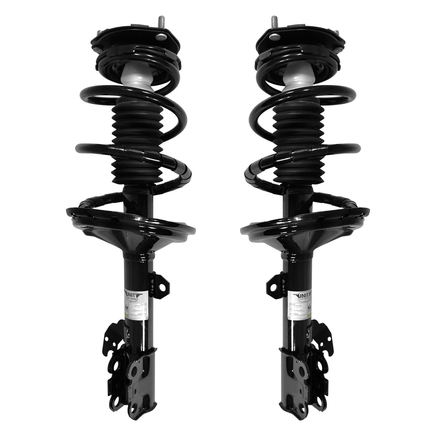 UNITY AUTOMOTIVE 2-11615-11616-001 Front 2 Wheel Complete Strut Assembly Kit 2004-2007 Toyota Highlander