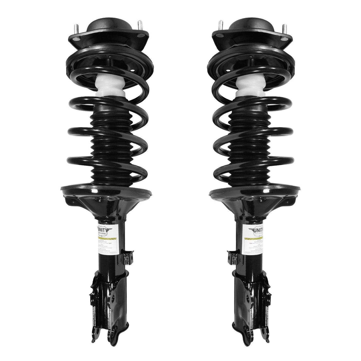 UNITY AUTOMOTIVE 2-11141-11142-001 Front 2 Wheel Complete Strut Assembly Kit 2000-2005 Hyundai Accent