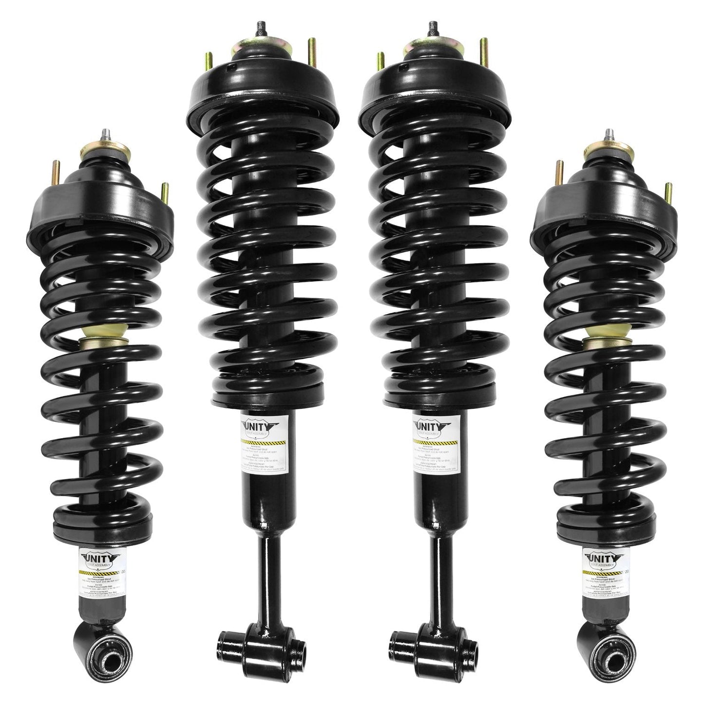 UNITY AUTOMOTIVE 4-11160-15060-001 4 Wheel Complete Strut Assembly Kit 2002-2003 Ford Explorer