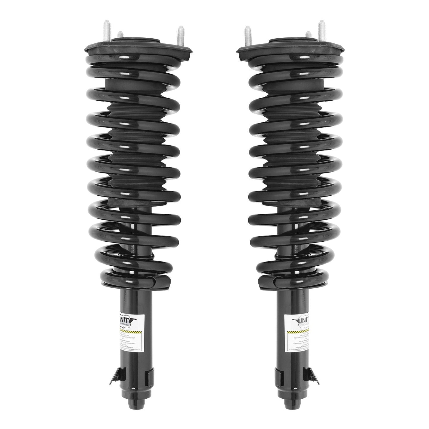 UNITY AUTOMOTIVE 2-11361-11362-001 Front 2 Wheel Complete Strut Assembly Kit 2009-2012 Lexus LS600H