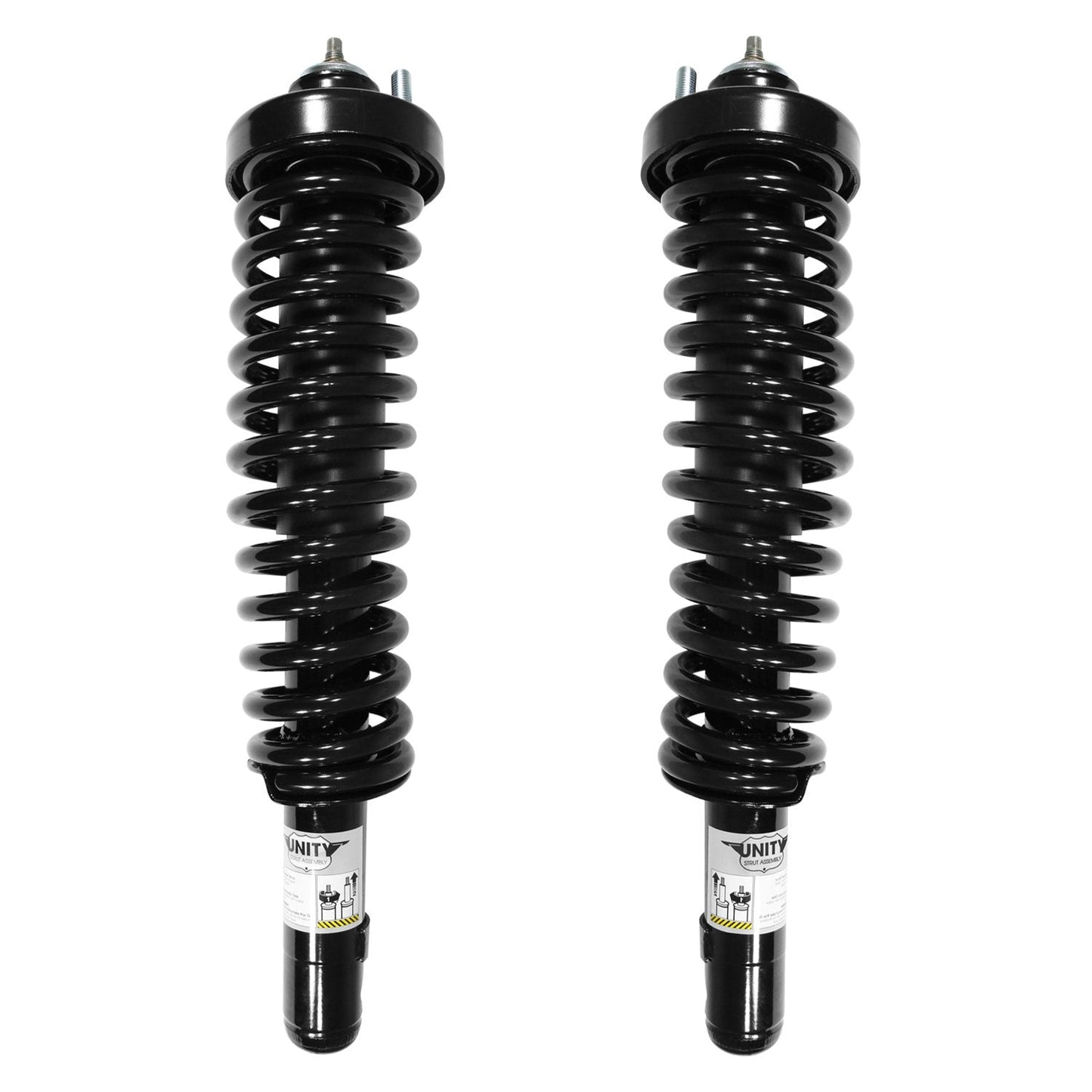Unity Automotive 2-11231-11232-001 Front 2 Wheel Complete Strut Assembly Kit 1996-2000 Honda Civic