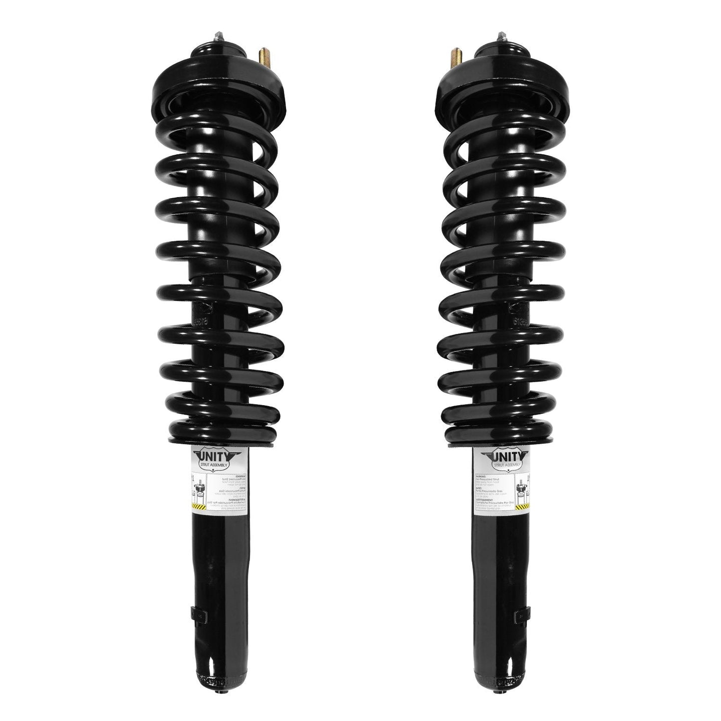 Unity Automotive 2-11665-11666-001 Front 2 Wheel Complete Strut Assembly Kit 1997-2001 Honda Cr-V