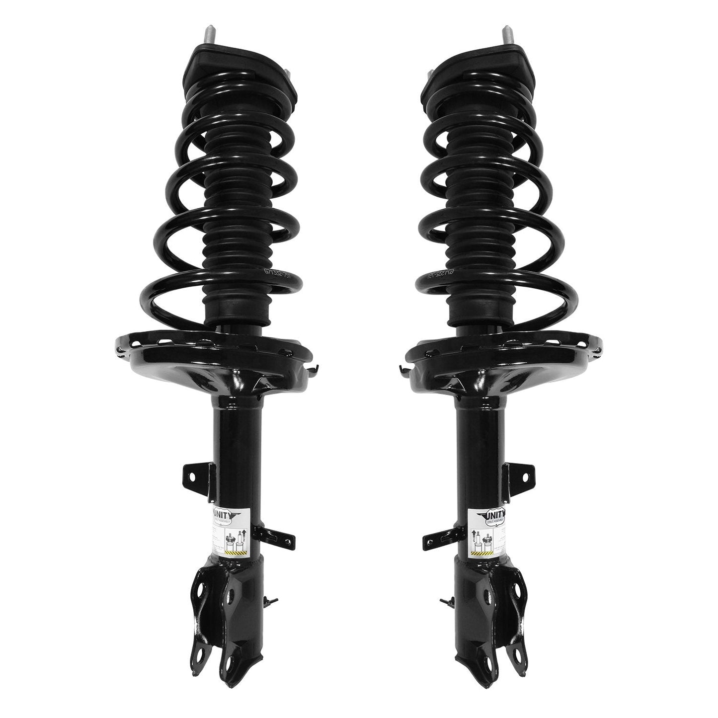UNITY AUTOMOTIVE 2-15903-15904-001 Rear 2 Wheel Complete Strut Assembly Kit 2004-2007 Lexus RX330 AWD