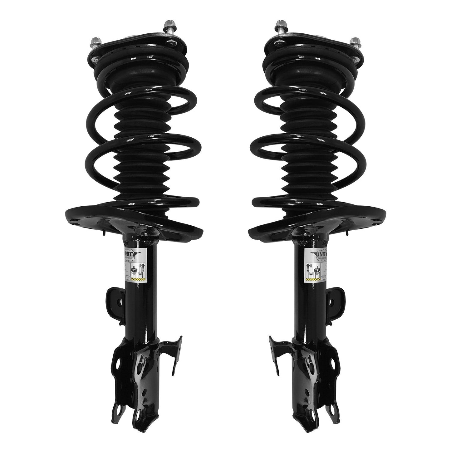 Unity Automotive 2-11255-11256-001 Front 2 Wheel Complete Strut Assembly Kit 2009-2012 Toyota Rav4