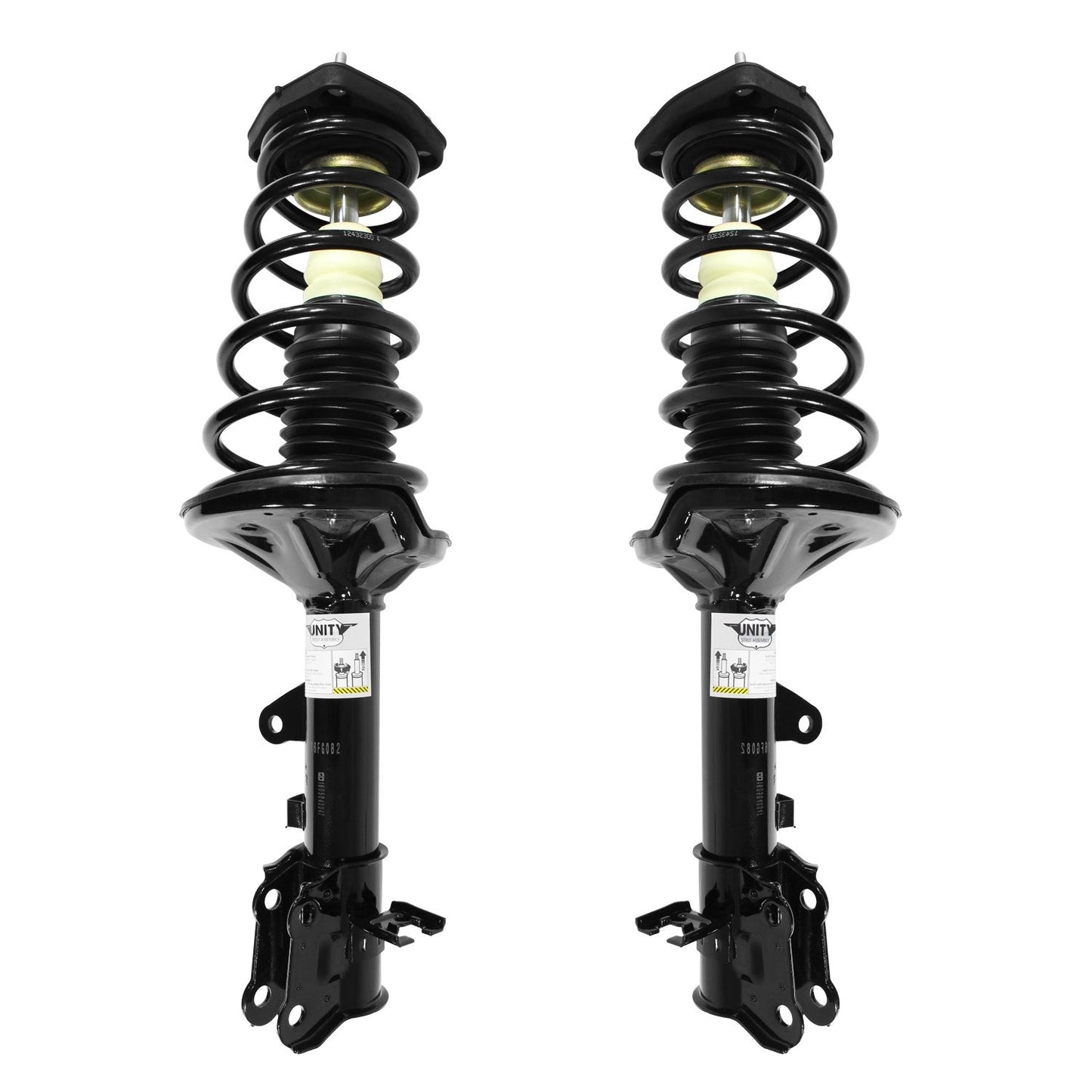 UNITY AUTOMOTIVE 2-15081-15082-001 Rear 2 Wheel Complete Strut Assembly Kit 2003-2008 Tiburon