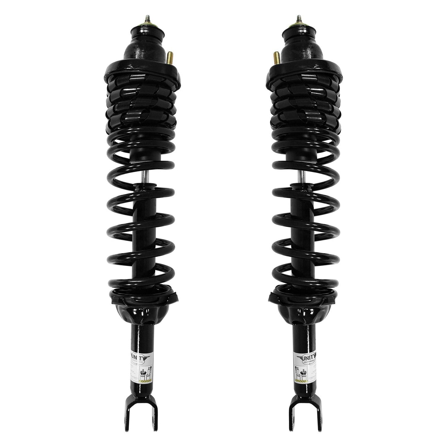 UNITY AUTOMOTIVE 2-15151-15152-001 Rear 2 Wheel Complete Strut Assembly Kit 1990-1993 Honda Accord
