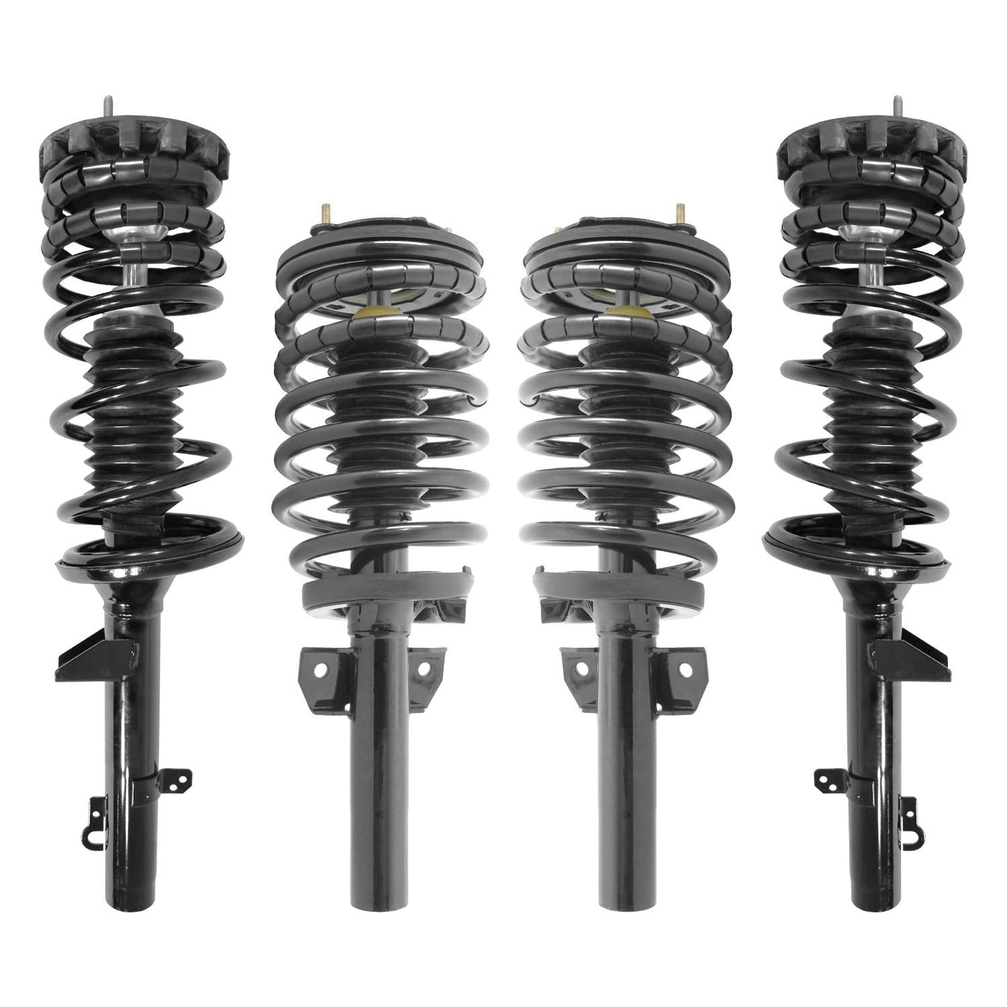 Unity 4-11310-15250-001 Front and Rear 4 Wheel Complete Strut Assembly Kit