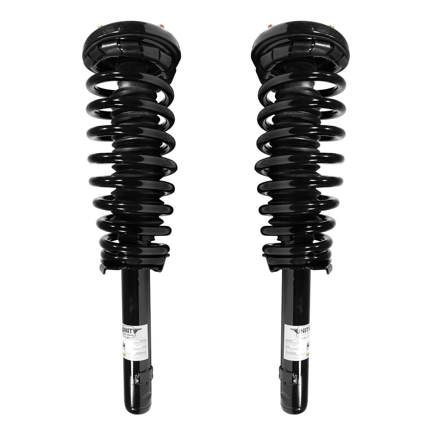 UNITY AUTOMOTIVE 2-11091-11092-001 Front 2 Wheel Complete Strut Assembly Kit 1998-2002 Honda Accord